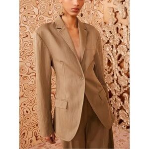 NWT Ulla Johnson Oversized Twill Dhemi Blazer Jacket